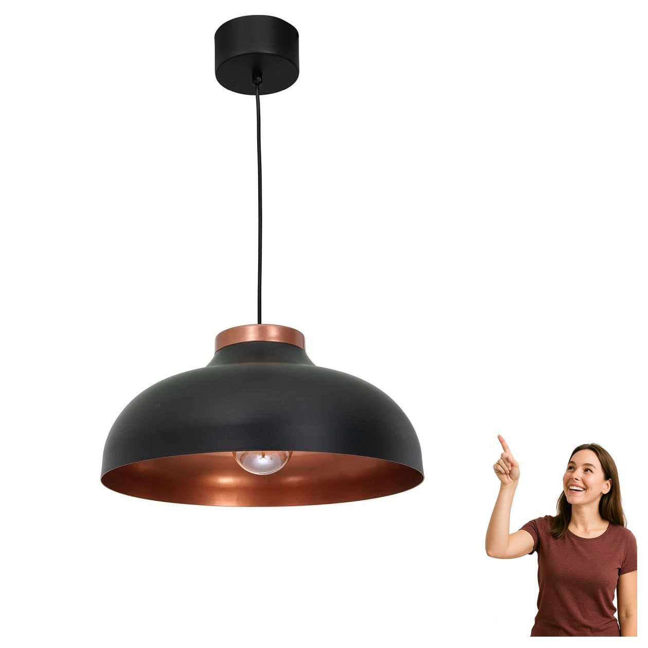 Závěsná lampa Basca 1735 Luminex