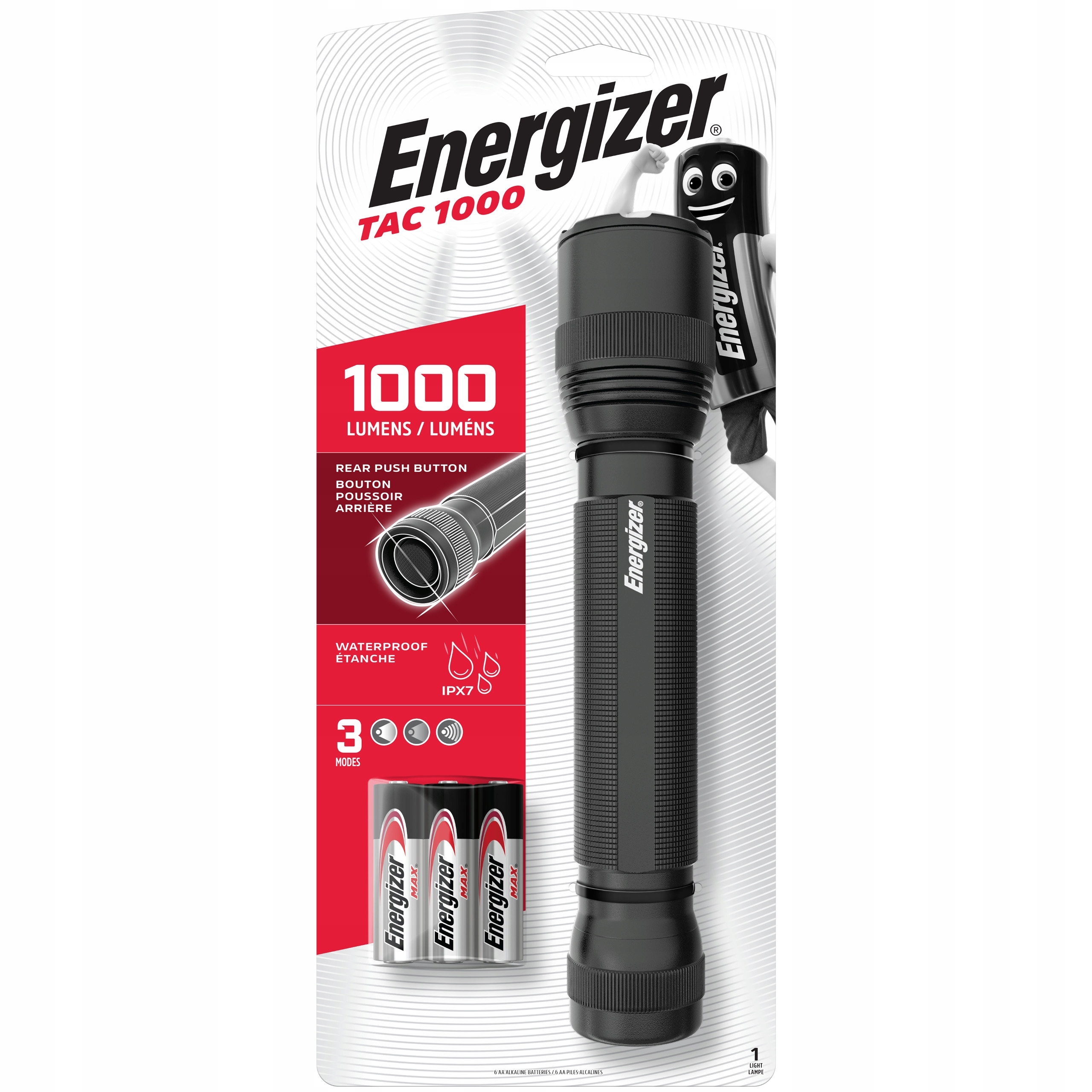 Latarka Energizer Tactical Tac 1000 6*AA 1000Lumens