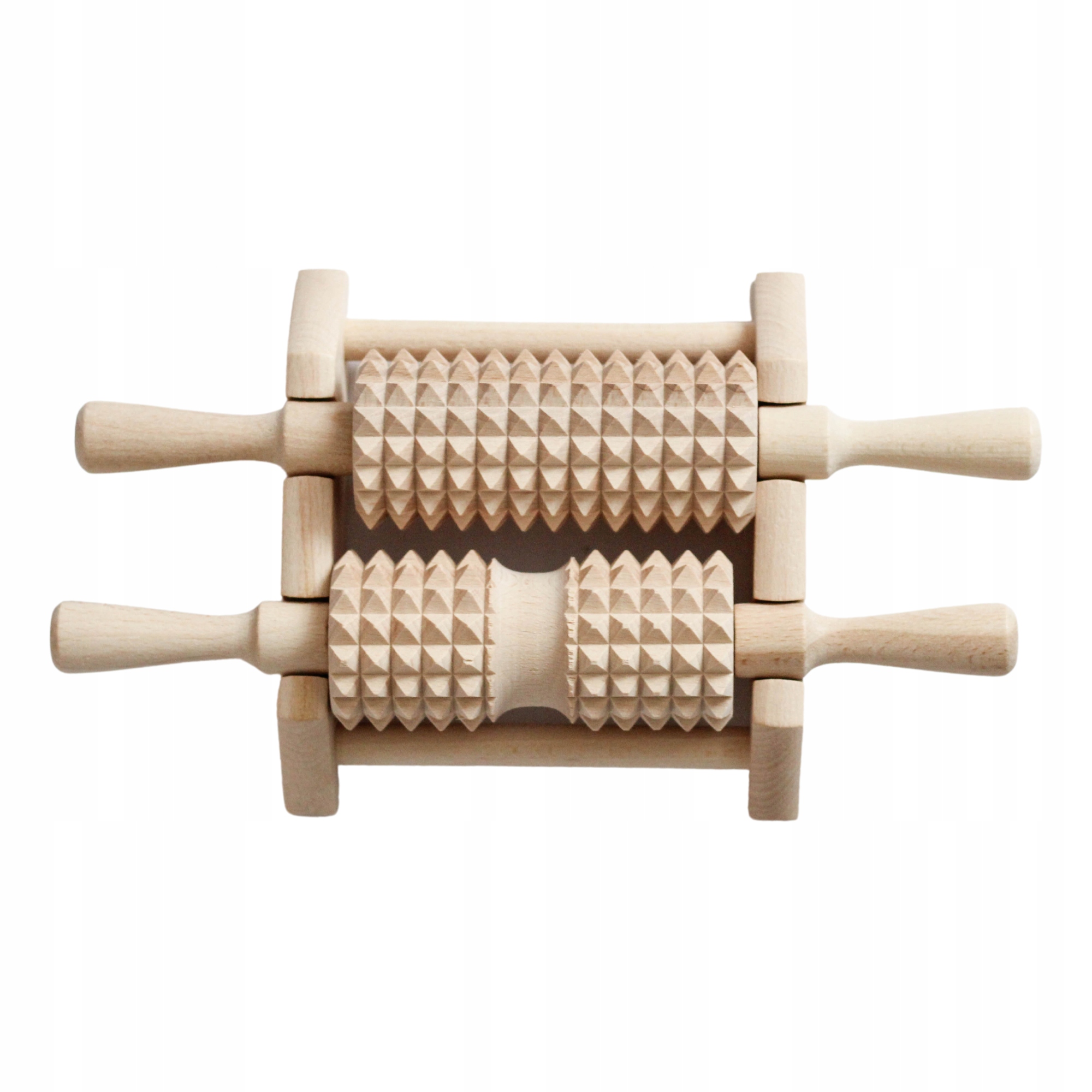 

Masażer Drewniany Do Stóp Podwójny Komplet Rollery