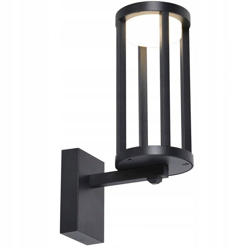 Venkovní Led nástěnné svítidlo černé, na fasádu, dům terasa příjezdová cesta Ubbe