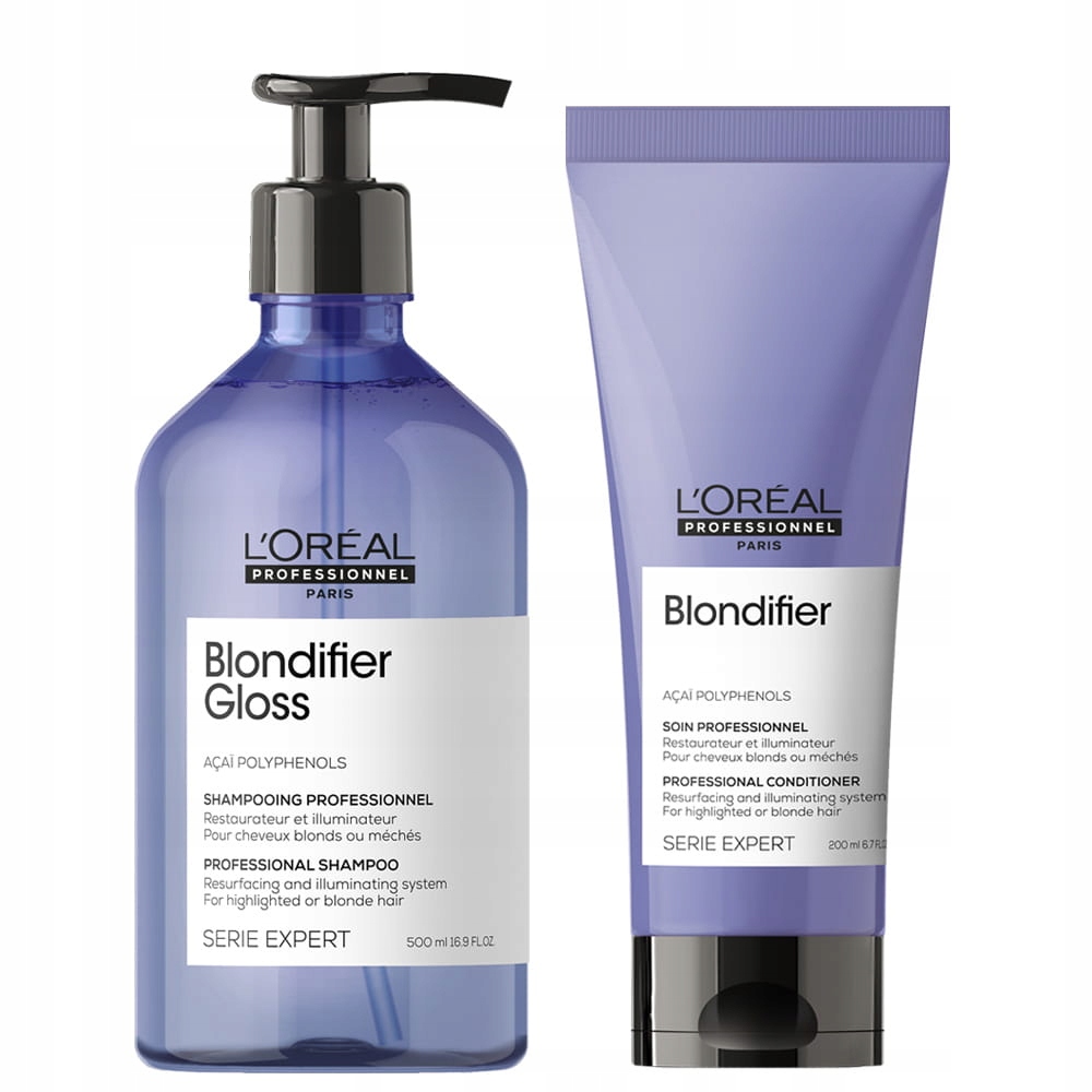 Loreal Blondifier Gloss zestaw ochrona koloru włosy blond-Zdjęcie-0