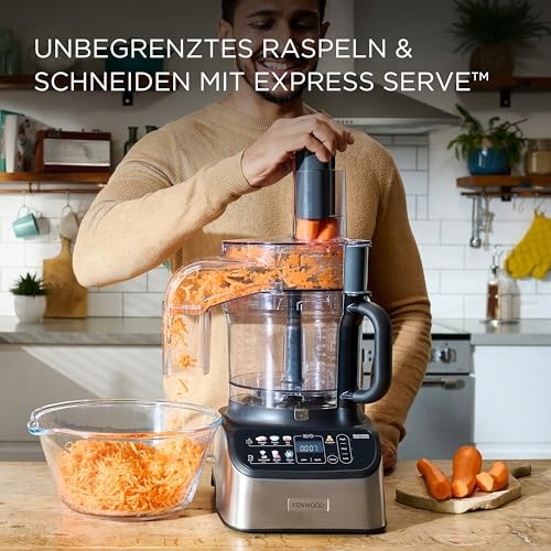 KENWOOD Multipro Robot Kuchenny 2w1 Mikser 1000W Srebrny Z Akcesoriami — miniatura 3
