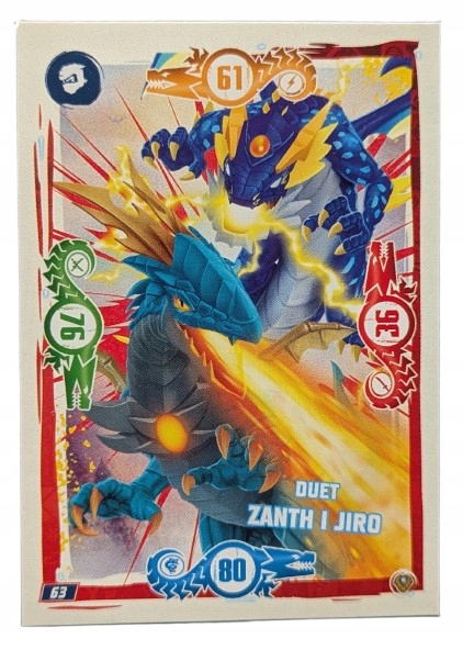 Karta Lego Ninjago Seria 9 Następny Poziom Numer 063