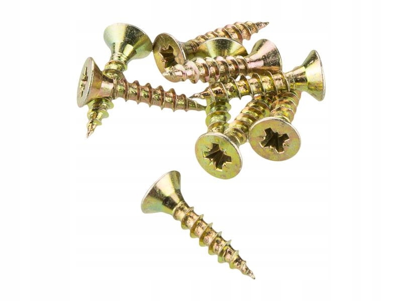 

Wkręt Do Drewna 4x35 Ocynk Złoty 100 Szt