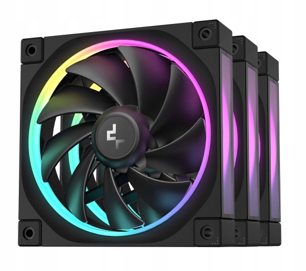 Zestaw wentylatorów DeepCool FL12 Rgb 120mm 3szt. Czarny
