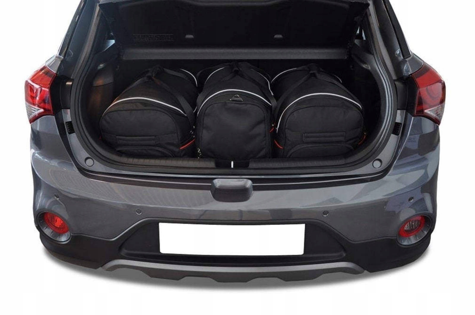 J&j Automotive Sada 3ks cestovných tašiek Sport pre Hyundai i20 2014+