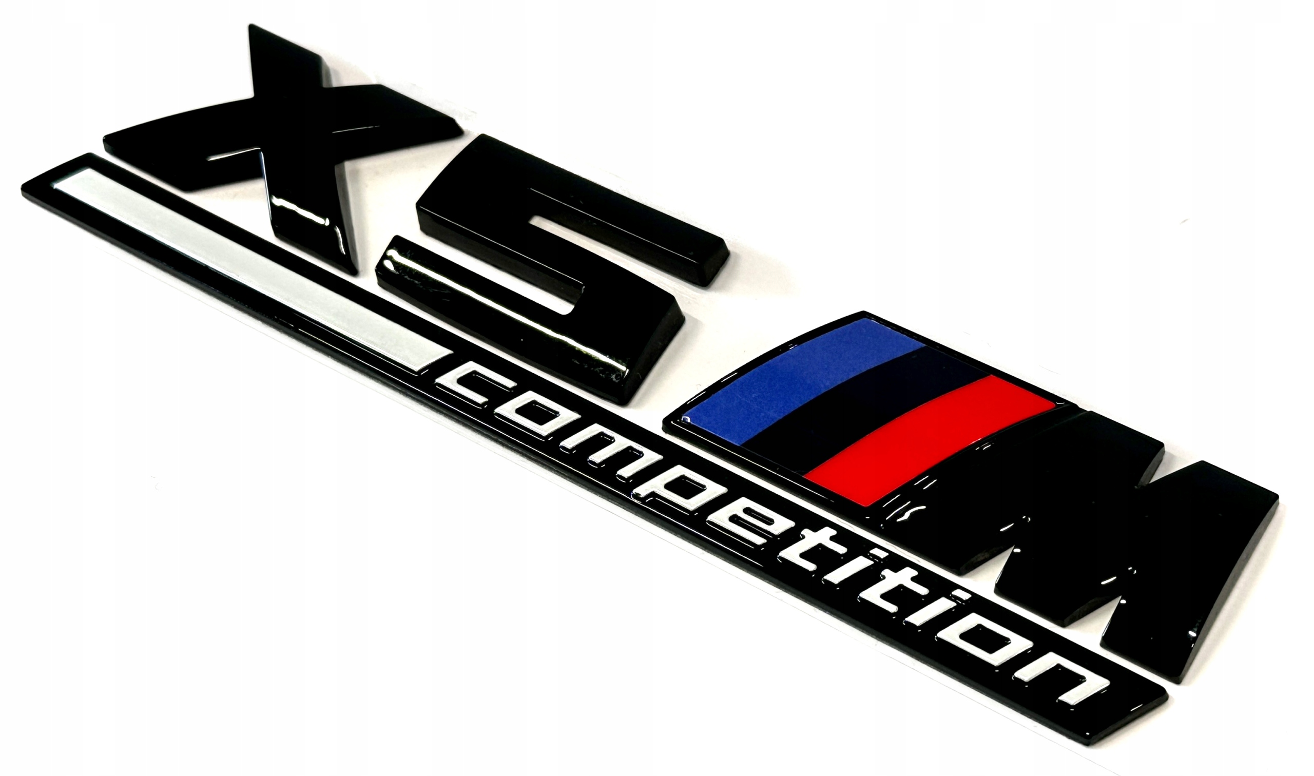 Bmw X5 M X5M Competition emblém logo znak nápis čierny