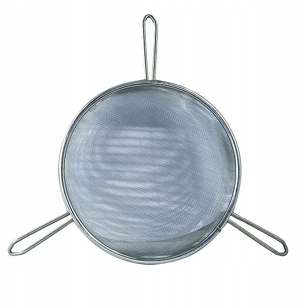 Sito pojedyńcze wypukłe NIERDZEWNE z trzema uszami gęste do miodu Producent Łysoń