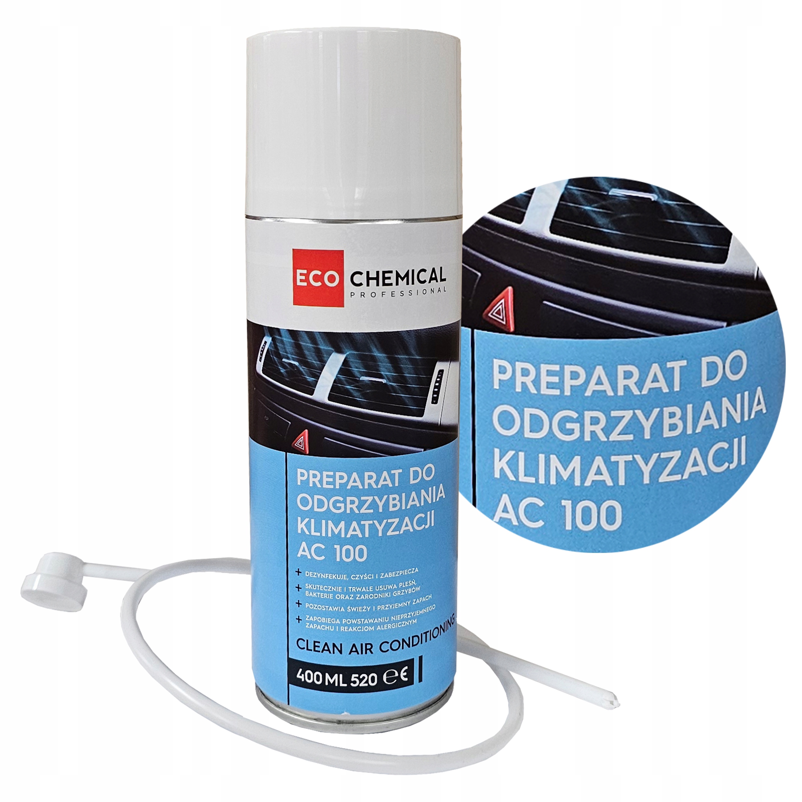 Środek do Odgrzybiania Klimatyzacji Usuwa Pleśń Bakterie Zrób To Sam w Domu