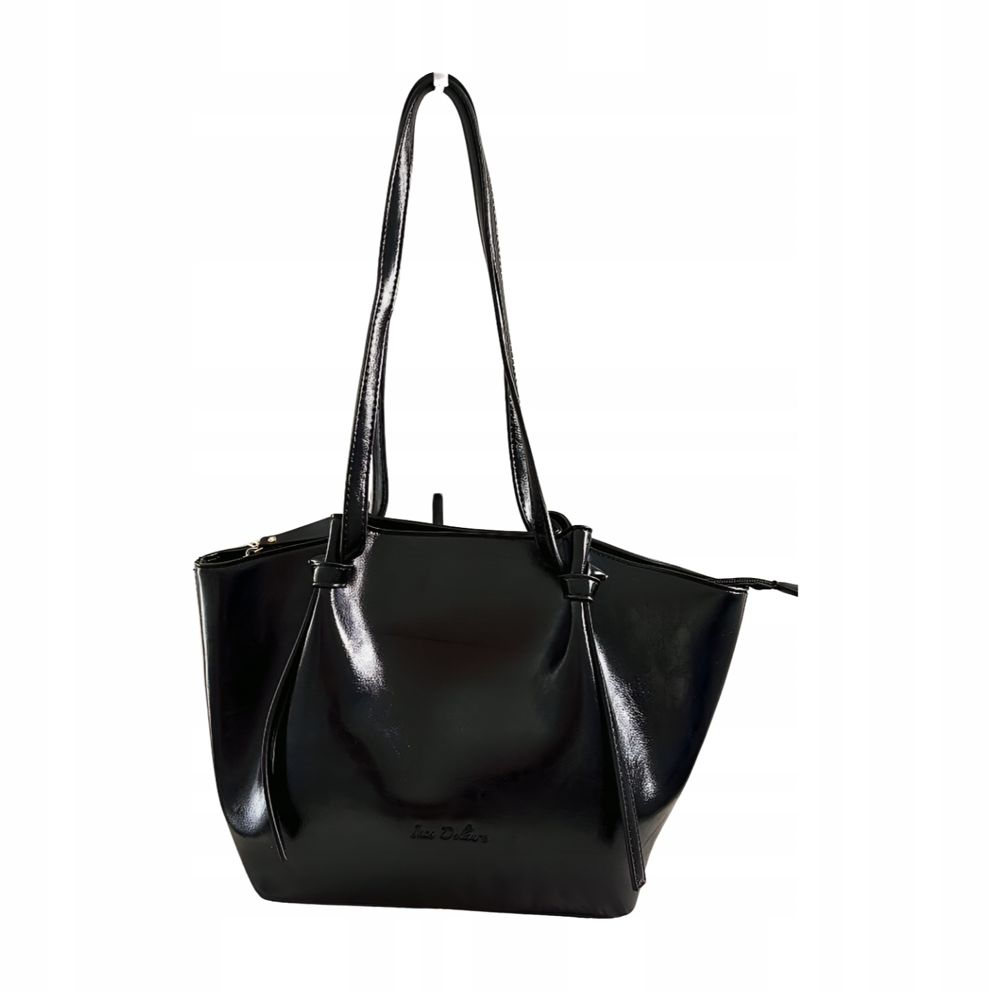 Ines Delaure kabelka shopper přes rameno černá