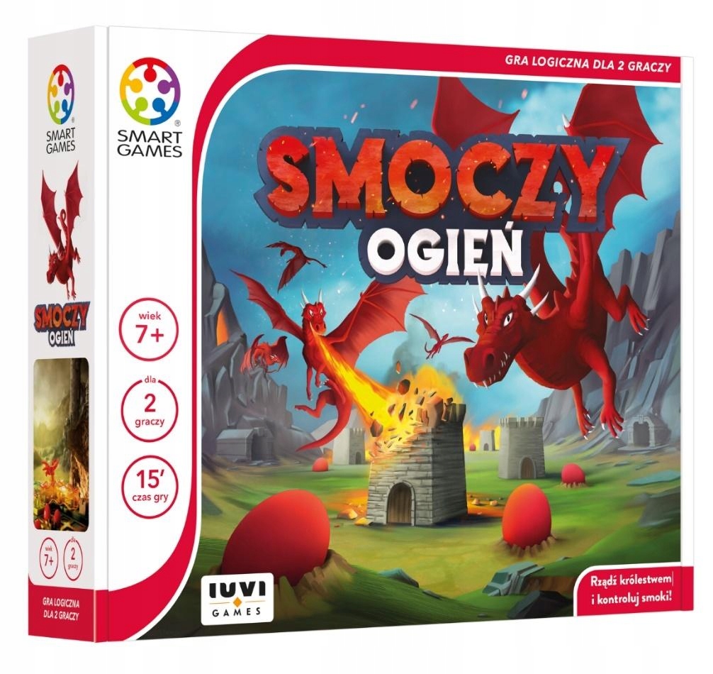 Rodzinna Gra Planszowa Dla Dziecka Sześć Lat Smart Games Smoczy Ogień Iuvi