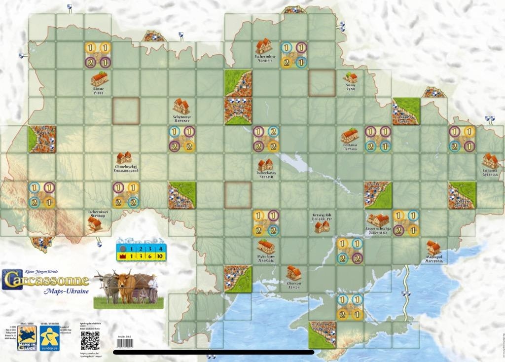 Carcassonne: Mapa Ukrainy (druga edycja)