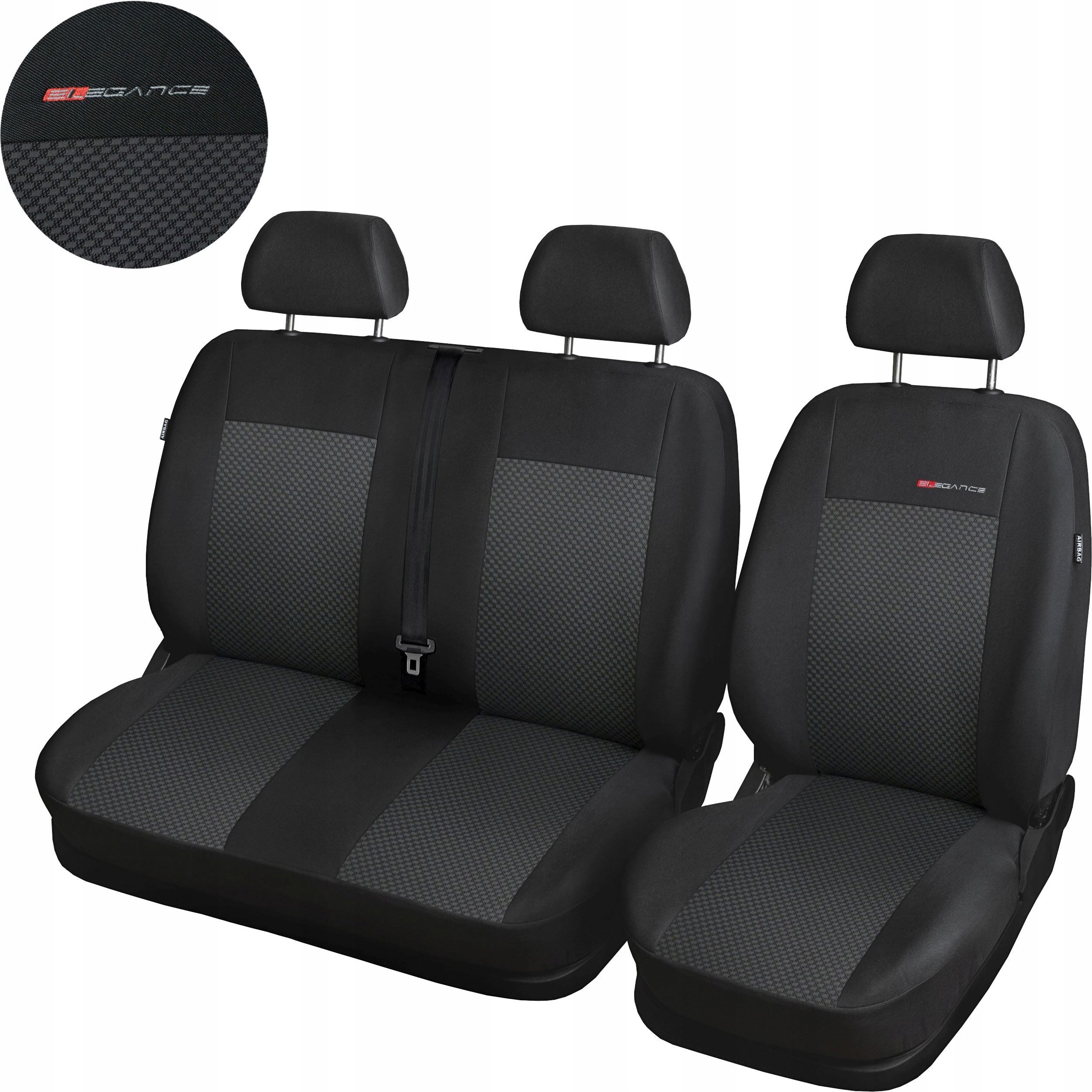 Meracie kryty pre Renault Trafic III 3 Opel Vivaro 2+1 sedia celé 14-19r