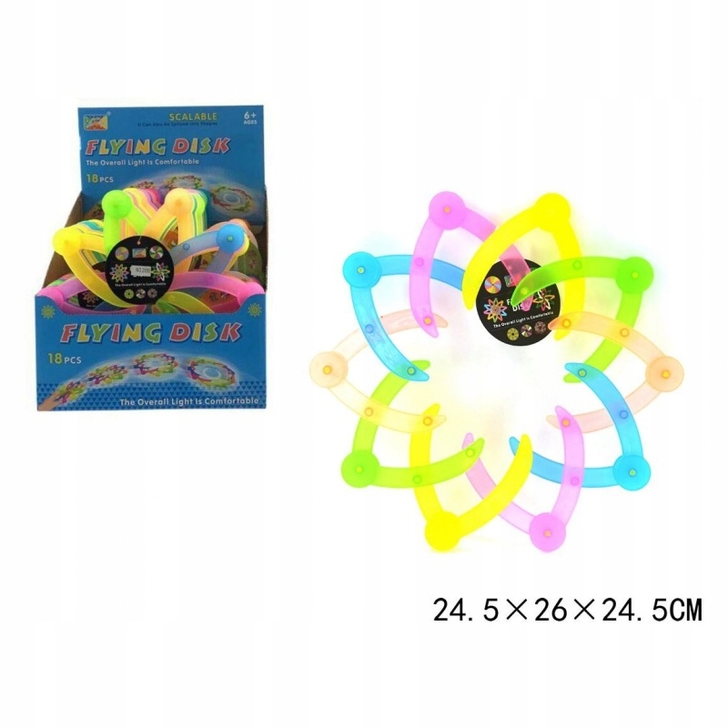 LATAJĄCY DYSK FRISBEE ROZKŁADANY KWIATEK GRA 3392 (5900949453392
