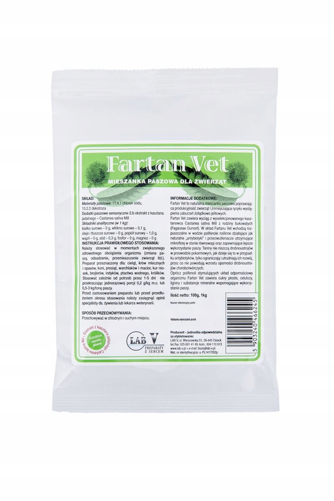 LAB-V Fartan Vet - Mieszanka Paszowa 100g
