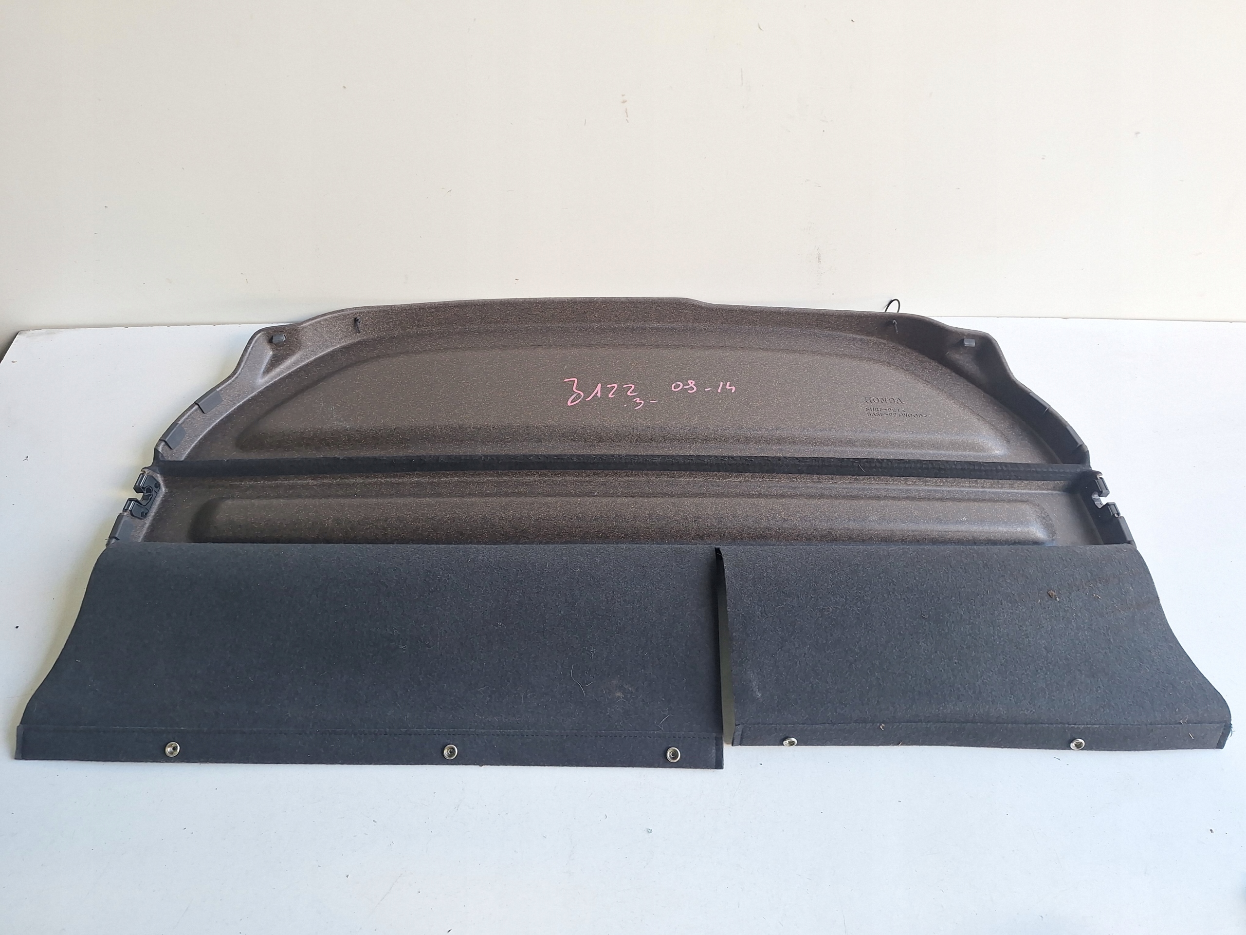 HONDA JAZZ III 08-14 rear plato