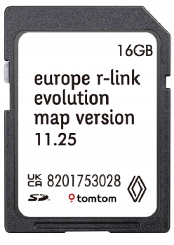 Карта для навигации Европа Renault OE TomTom R-Link SD карта памяти