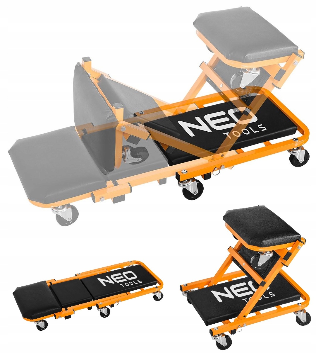 NEO TOOLS Darbnīcas sols 2 in 1 11-601-1 STOOL SEAT