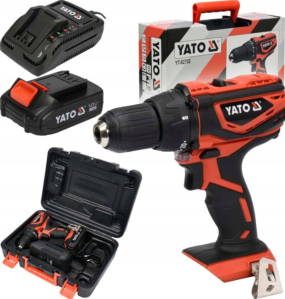 

Wiertarko wkrętarka akumulatorowa System 18V Yato
