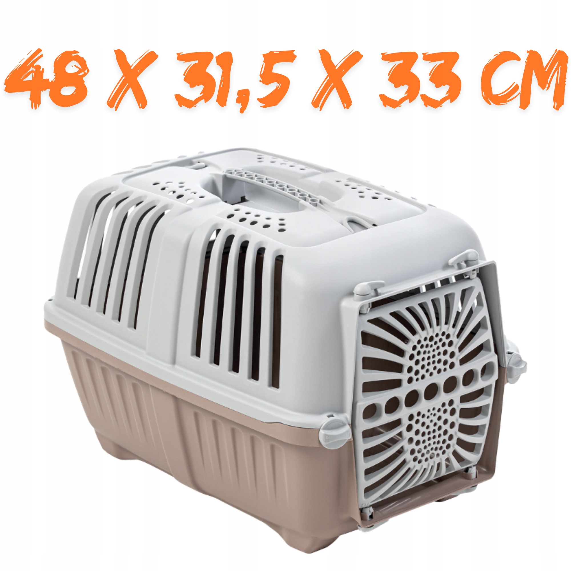 Levně Přepravka pro zvířata Pratiko 1 Plastica Cipria 48x31,5x33 cm