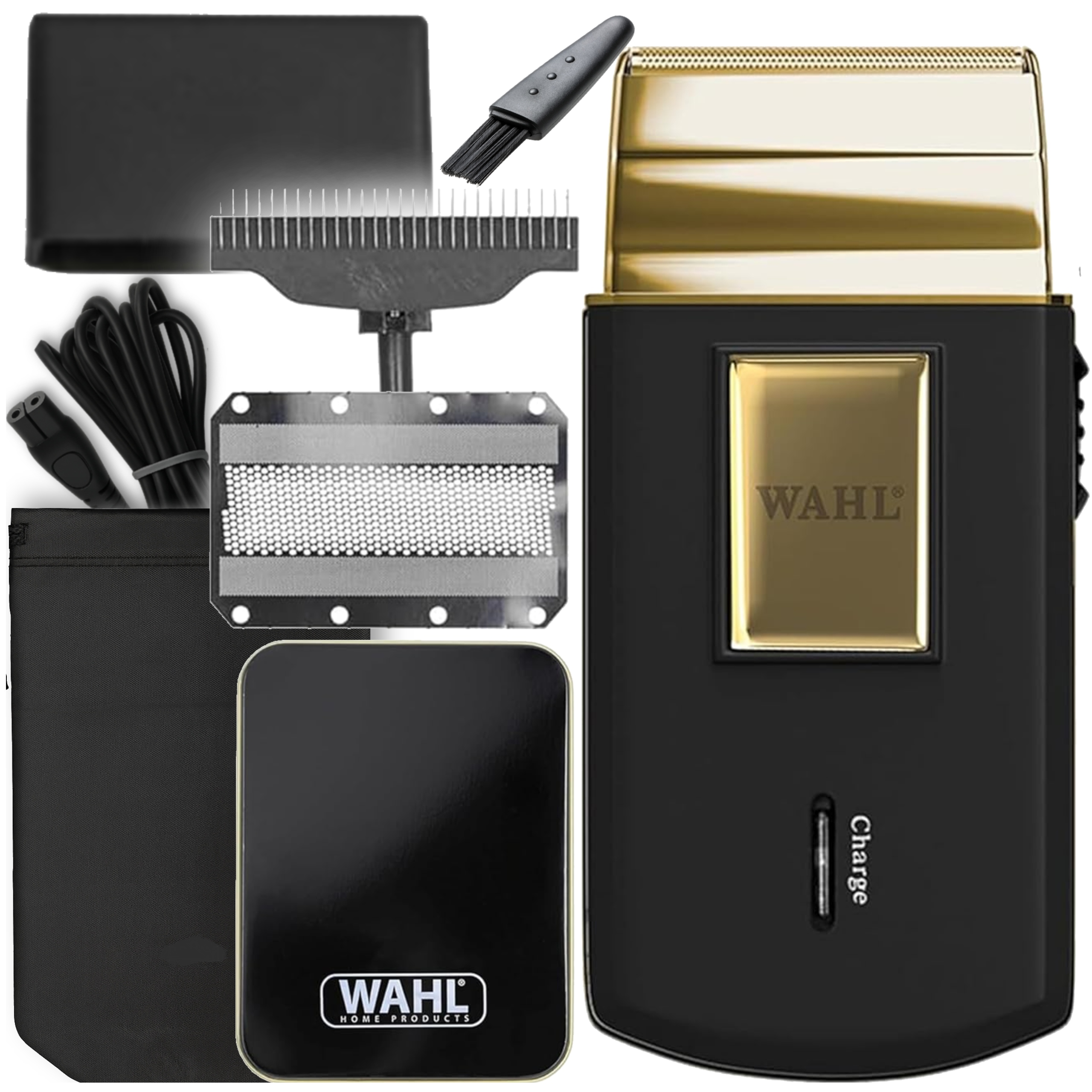 Golarka Barber Do Strzyżenia Wahl Travel Shaver Gold Trymer Do Zarostu Etui