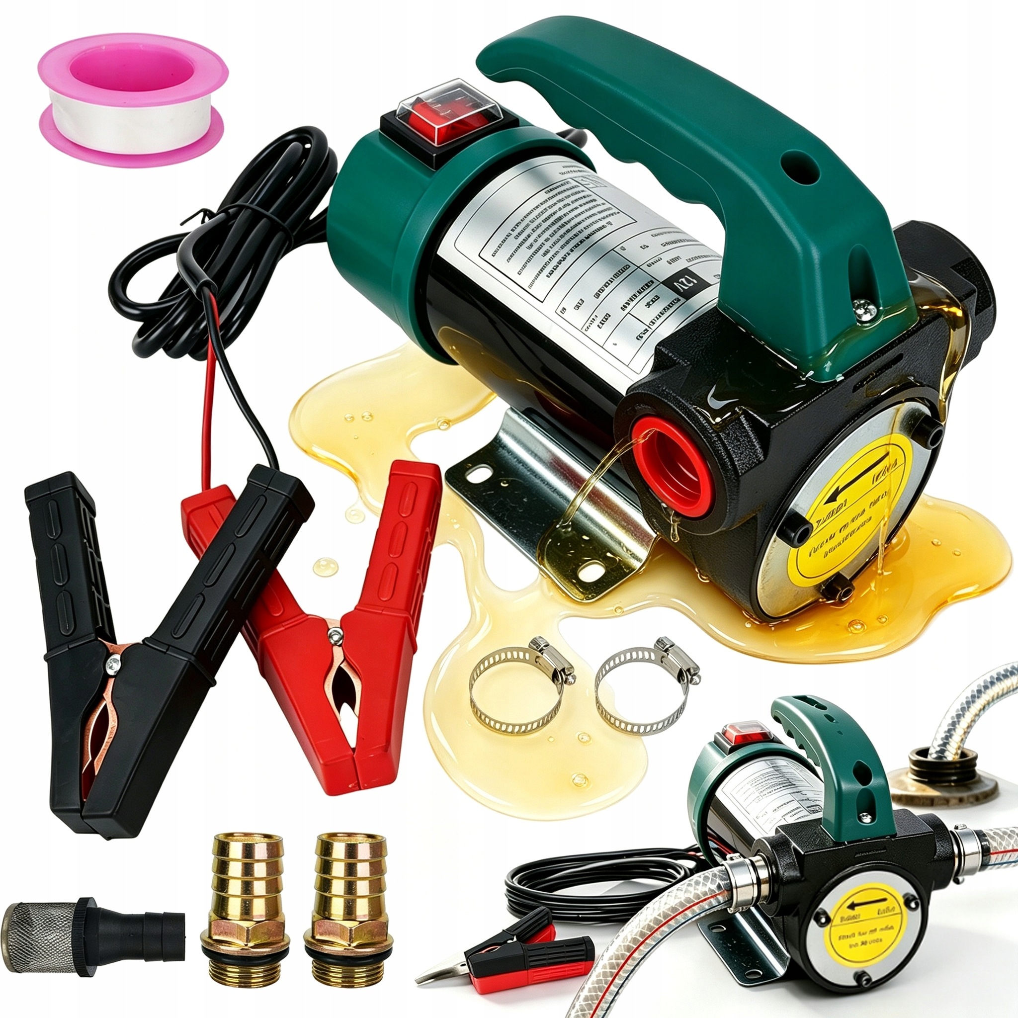 Samonasávací Palivové Čerpadlo 12V 260W 45L Min Pro Traktorový Bagr
