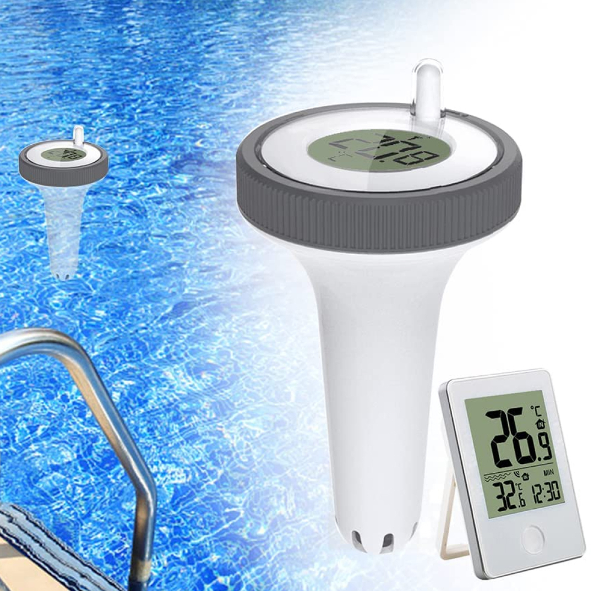 Bezdrátový Plovoucí Teploměr Do Bazénu A Vany S Vodou Senzor