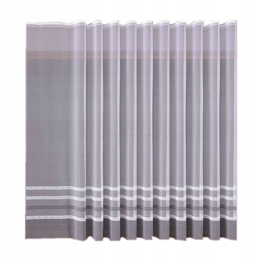 

Firanka żakardowa 618262 wys 200x400cm biała/szara