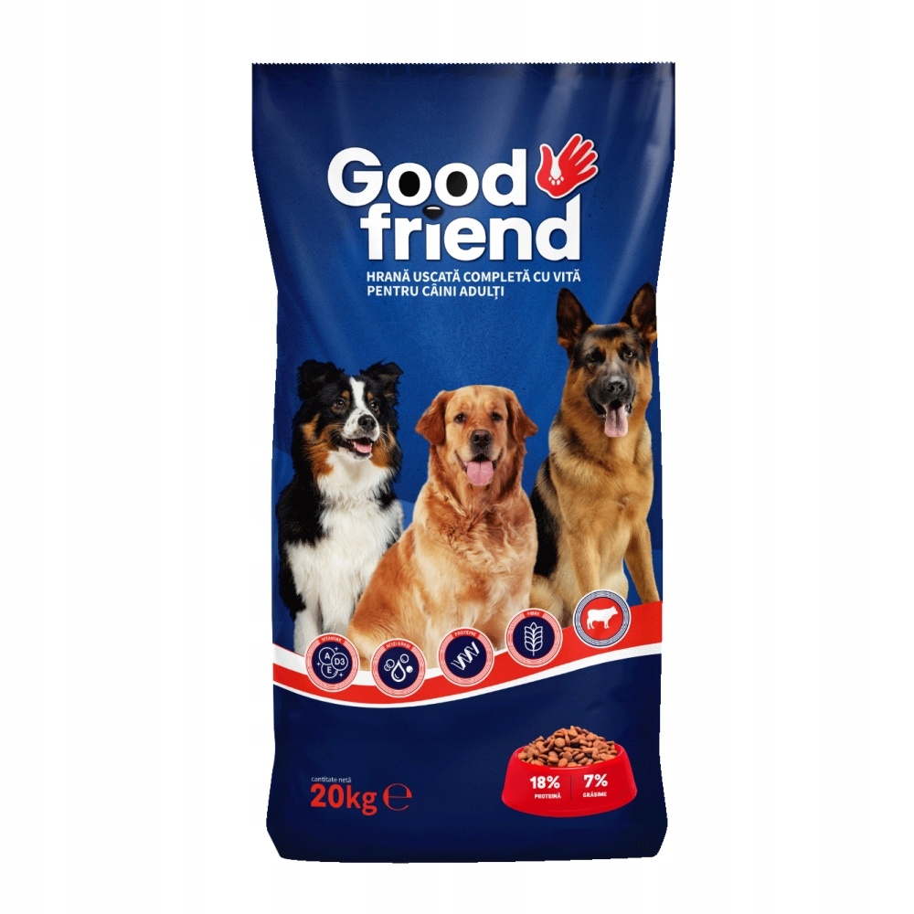 Levně Good friend Standard Dog Adult Hovězí 20 kg