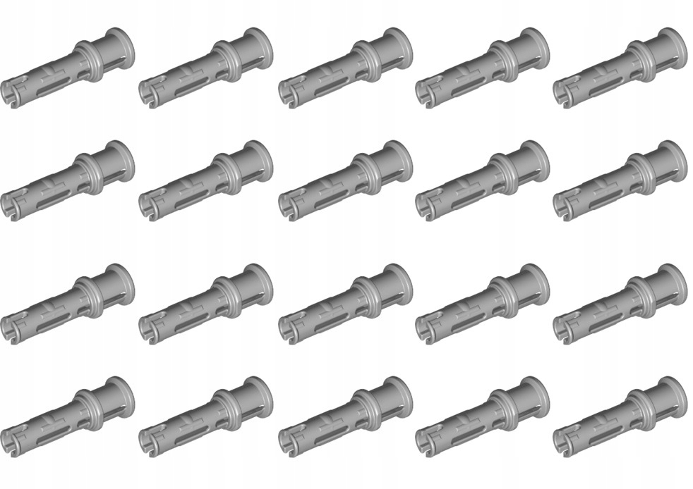 

Lego Technic Pin ze stopem 32054 j szary 20 szt