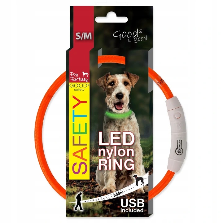 

Obroża Świecąca Led Usb Dog Fantasy 45CM