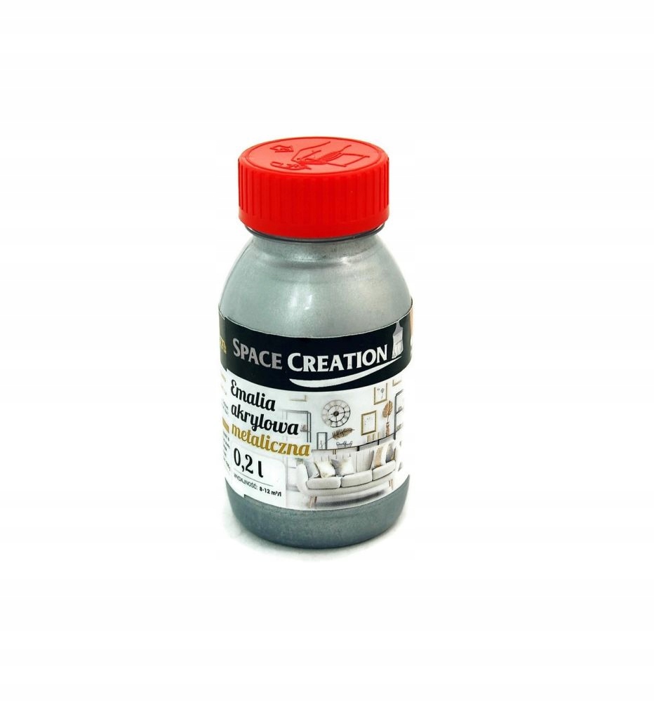 

Emalia akrylowa metaliczna 0,2l Stylizacja mebli