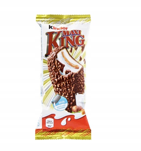 Levně Kinder Maxi King Wafel s mléčnou a karamelovou náplní 36 g 30 kusů