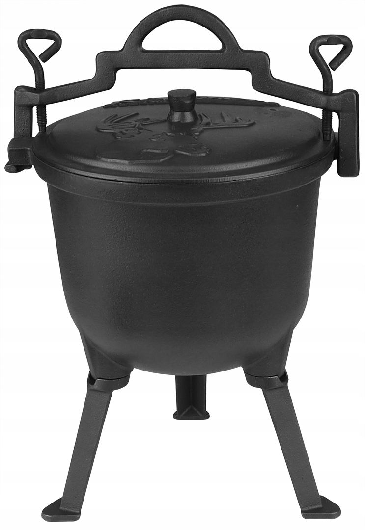 KOCIOŁEK ŻELIWNY MYŚLIWSKI 8L CZARNY ROSSNER EAN (GTIN) 5903981015597