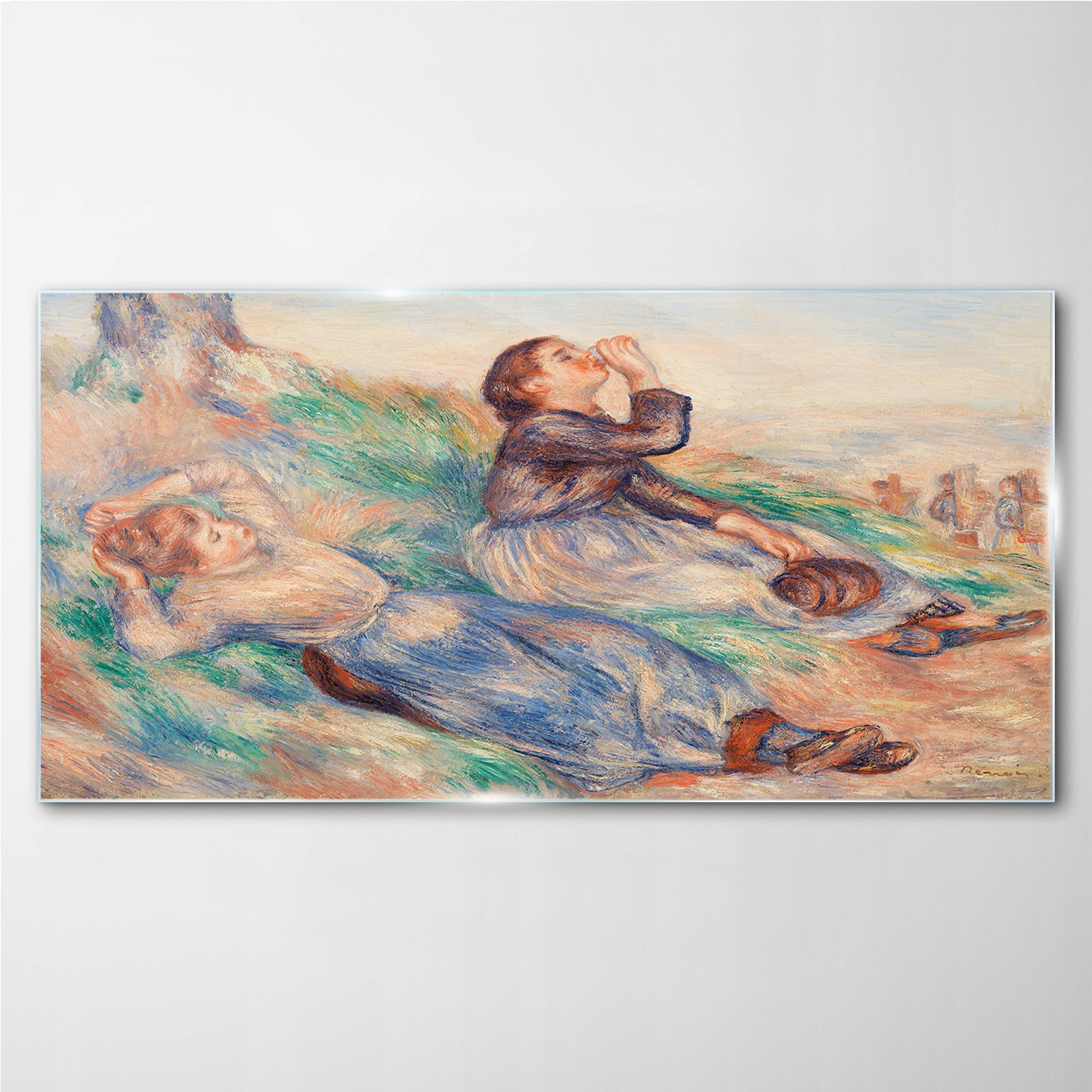 

Nowoczesny obraz szklany z nadrukiem Łąka 100x50