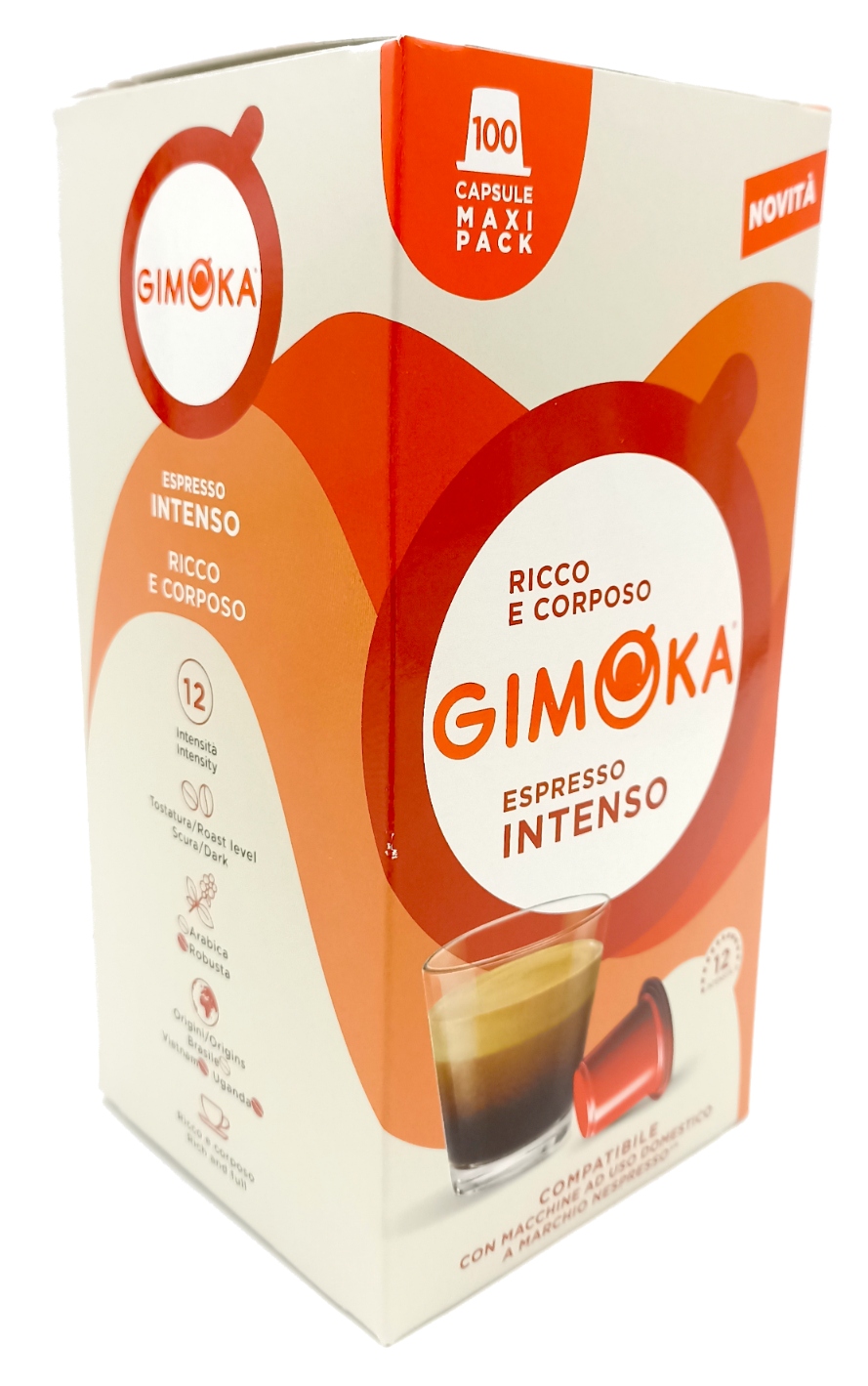 Levně Kapsle pro Nespresso Gimoka Espresso Intenso 100 ks