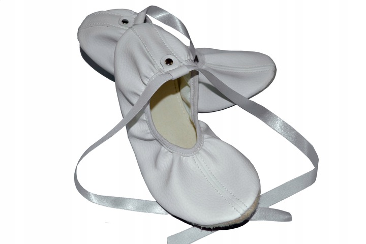 

Baletki Balerinki Taniec Fitness Rytmika 37 Białe