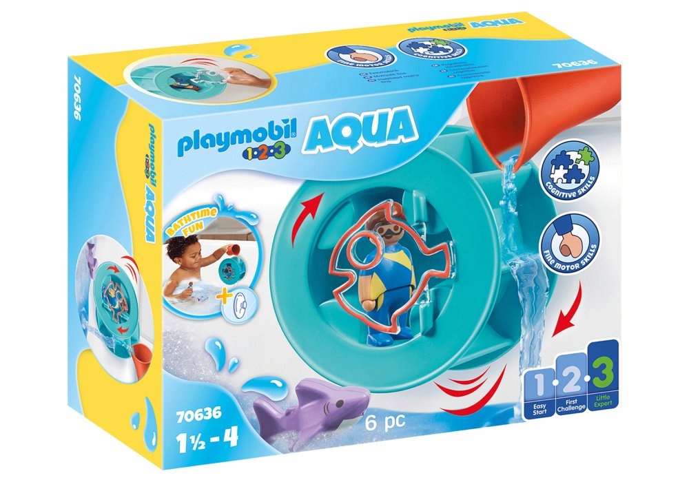 

Playmobil Młyn wodny z małym rekinem 70636X