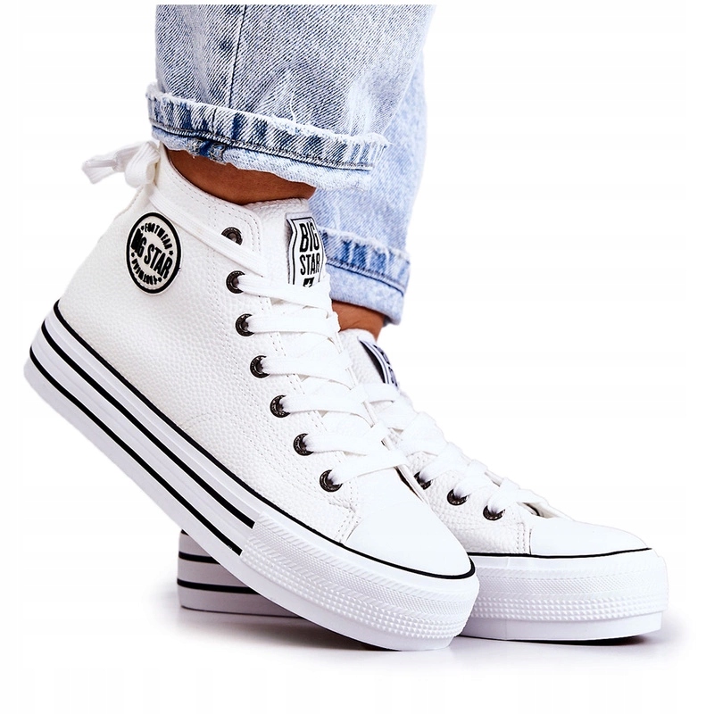 Damskie Trampki Big Star GG274013 Biały 36