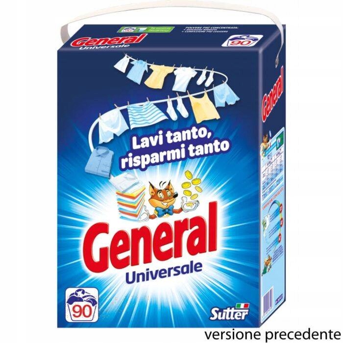 Levně General Univerzální prací prášek 5,4 kg 90 praní Itálie