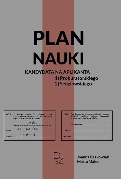 

Plan nauki kandydata na aplikanta