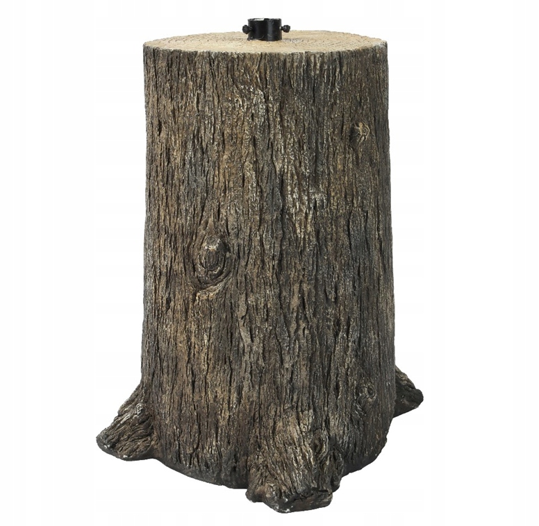 Kovový vianočný stojan v tvare kmeňa stromu