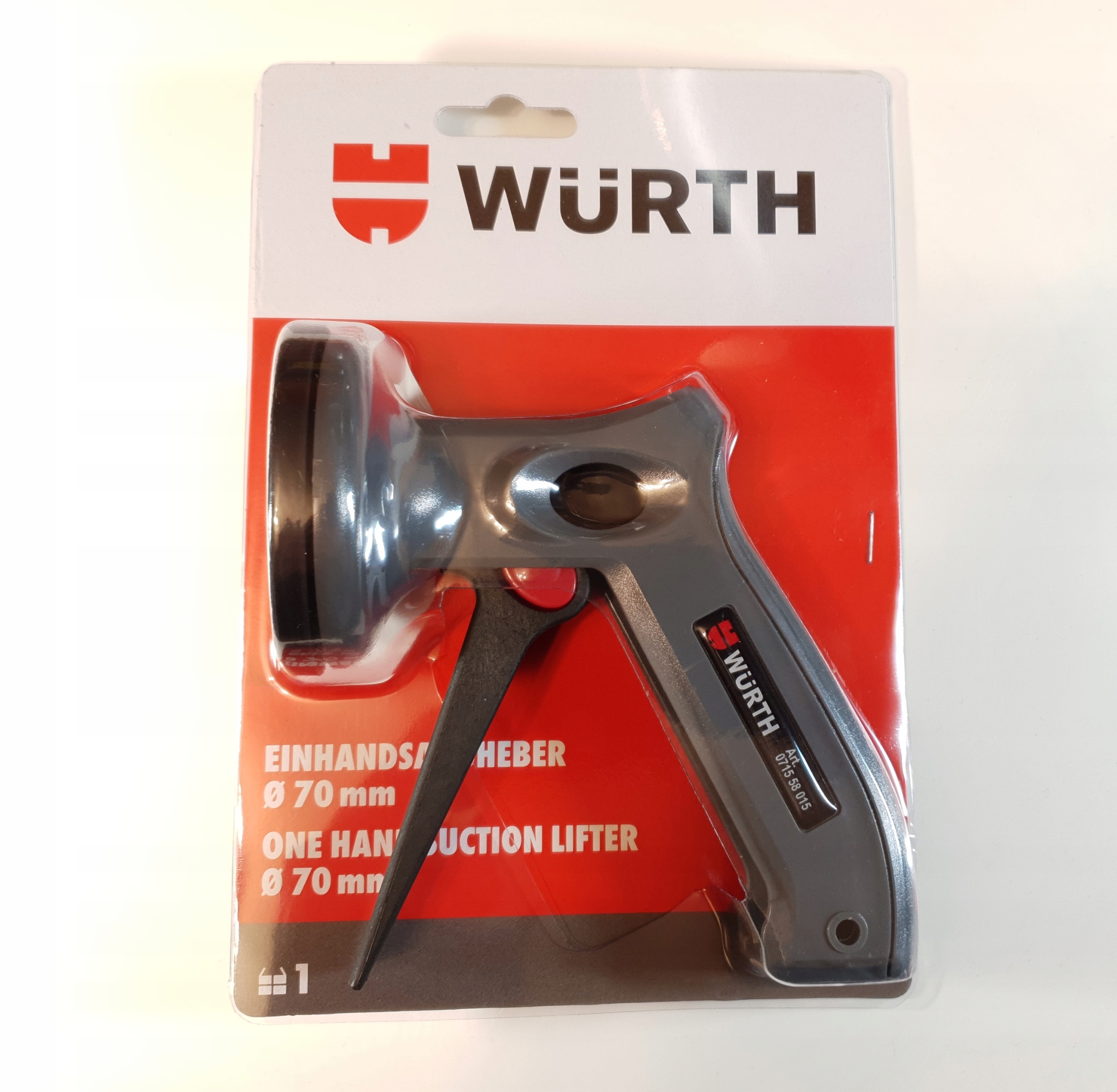 WURTH UCHWYT CHWYTAK PRZYSSAWKA SZYBY SZKŁA PŁYTEK