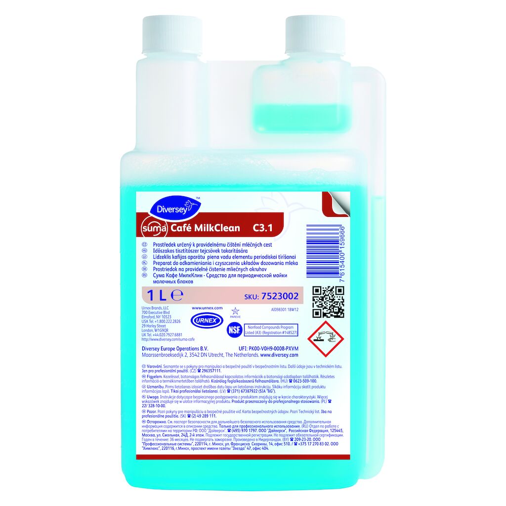 

Suma Cafe Milk Clean do czyszczenia układu mleka