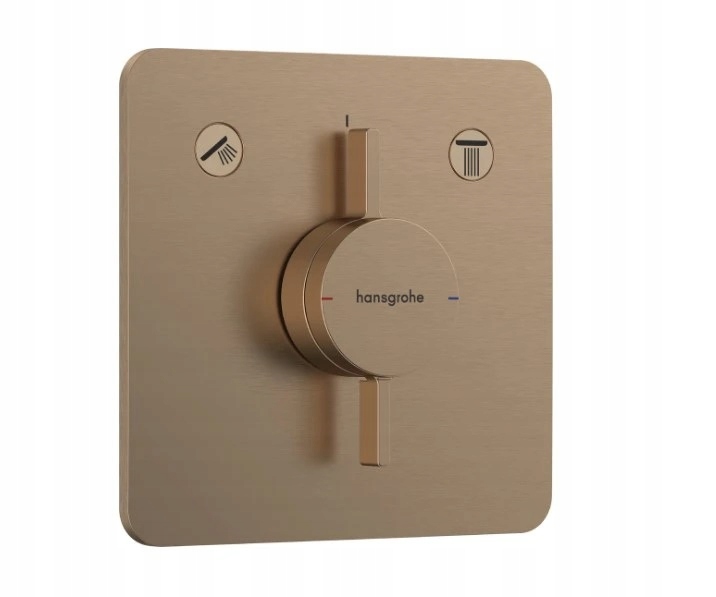 Podomítková sprchová baterie Hansgrohe DuoTurn Q zlatá