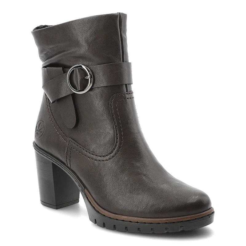 Dámské kotníkové boty Rieke, hnědé, Y2590-25 Brown