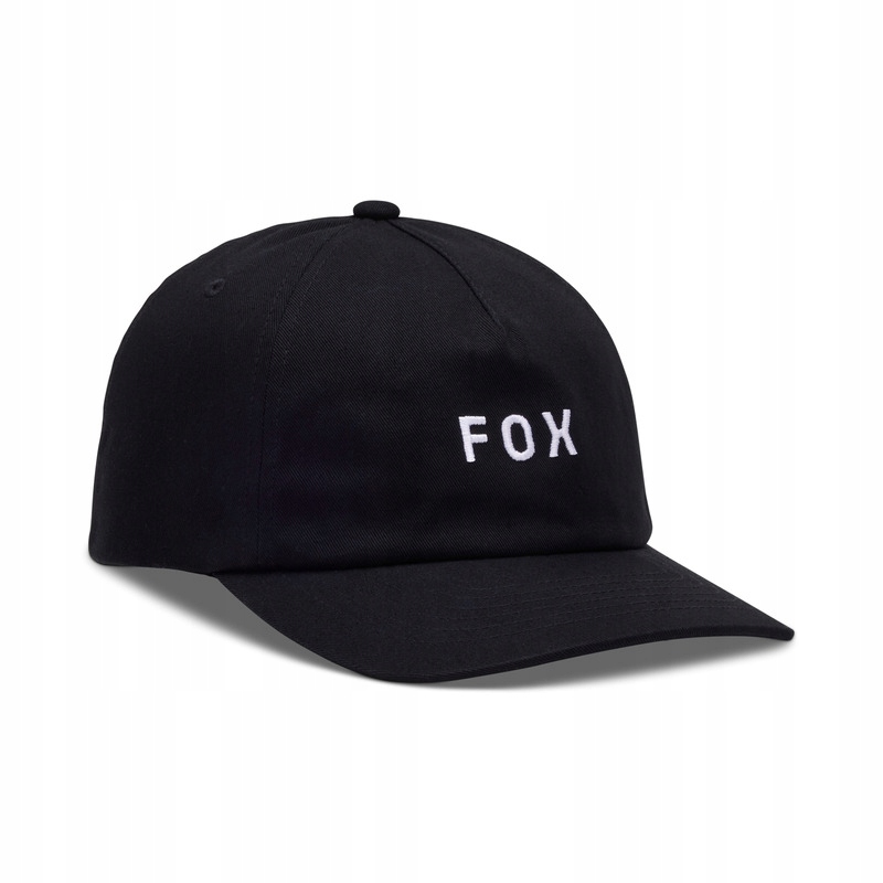 Kšiltovka Fox Wordmark Adjustable Black/white Os (os)