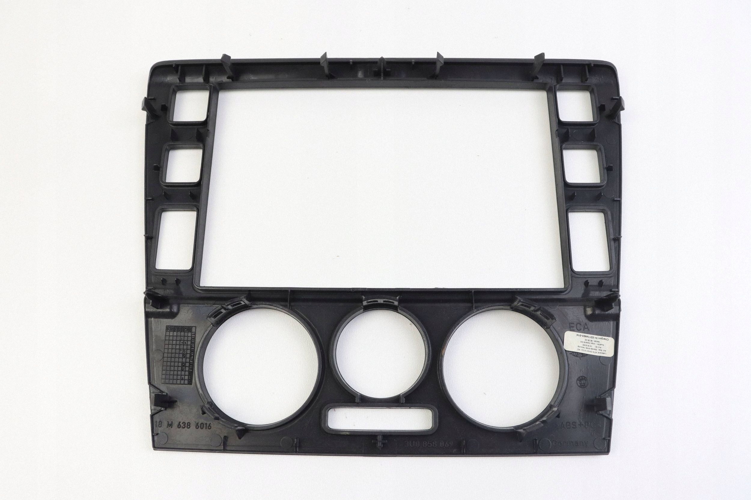 SKODA SUPERB et Châssis RADIA DEKOR Console 2 DIN 3U0858069