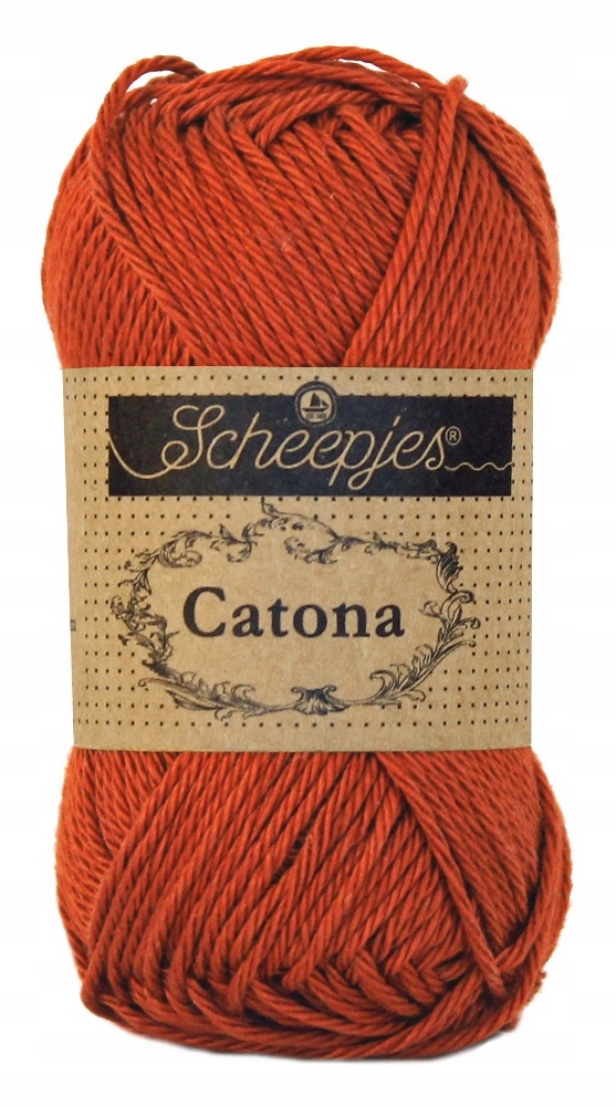 Włóczka Scheepjes Catona 388 50 g rdza