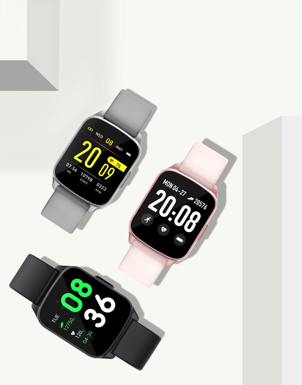 SMARTWATCH G. ROSSI MULTIFUNCTION + PASEK GRATIS Wodoszczelność poniżej 20m = WR20